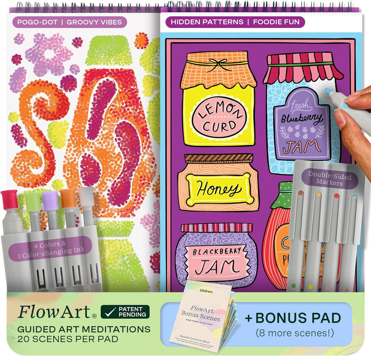 ✨ Mindful Dot Art Meditation Kit – 3-Piece Guided Painting Boards for Stress Relief