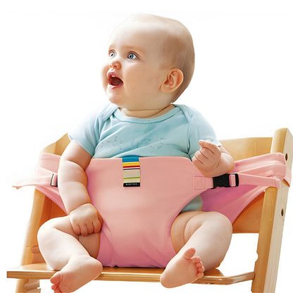 Portable baby chair harness