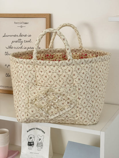 🚗Car Storage Basket with Handle | Foldable & Washable Multi-Purpose Fabric Box