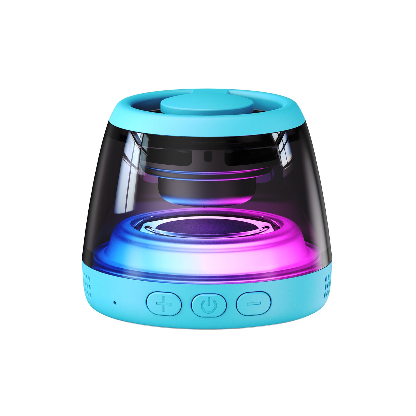 🔊 Monster Mini Bluetooth Speaker – RGB Lights, TWS Stereo & Magnetic Design