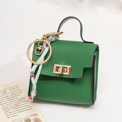 Mini Square Bag Pendant Keychain