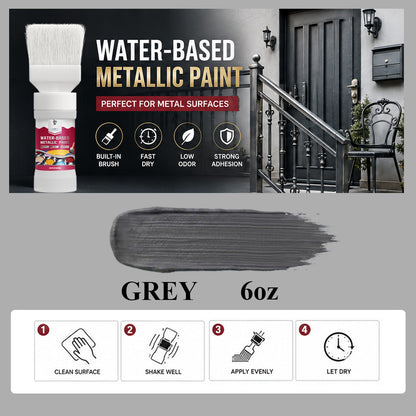 ⏳Time-Limited Special⏰Rust Converter Metallic Paint – One coat stops rust, no sanding, no fumes.  🔨🛡️