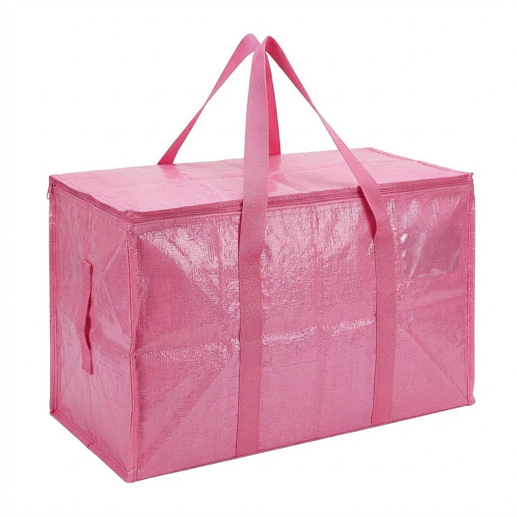 Moving Bags, Collapsible Zippered Storage Bags with Handles, Waterproof Foldable Organizers