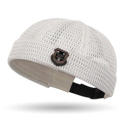 🏃 Lightweight Netting Beanie – Breathable Cuffed Skull Cap for Summer Runs