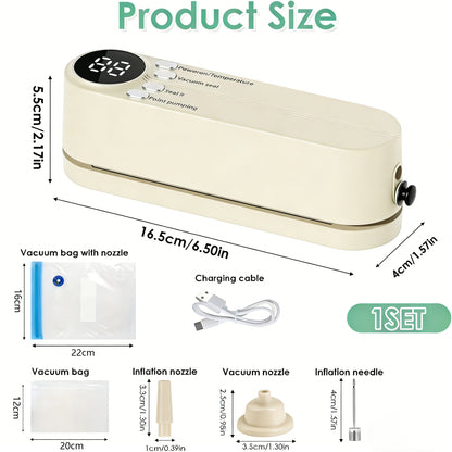 🥑✨Mini Vacuum Bag Sealer – Cordless Handheld Food Sealing Machine