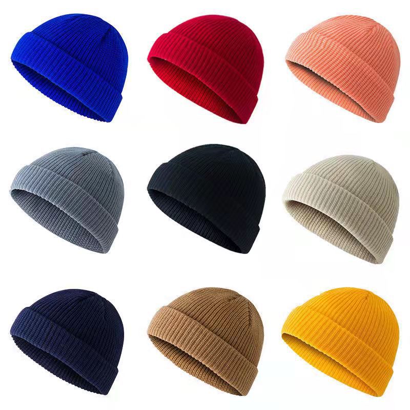 Men's Solid Color Beanie