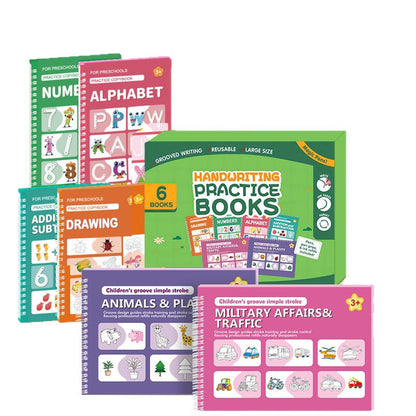 6-Piece Magic Grooved Writing Practice Kit