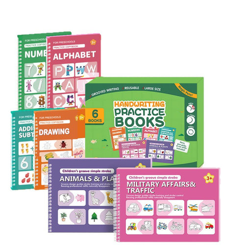 6-Piece Magic Grooved Writing Practice Kit