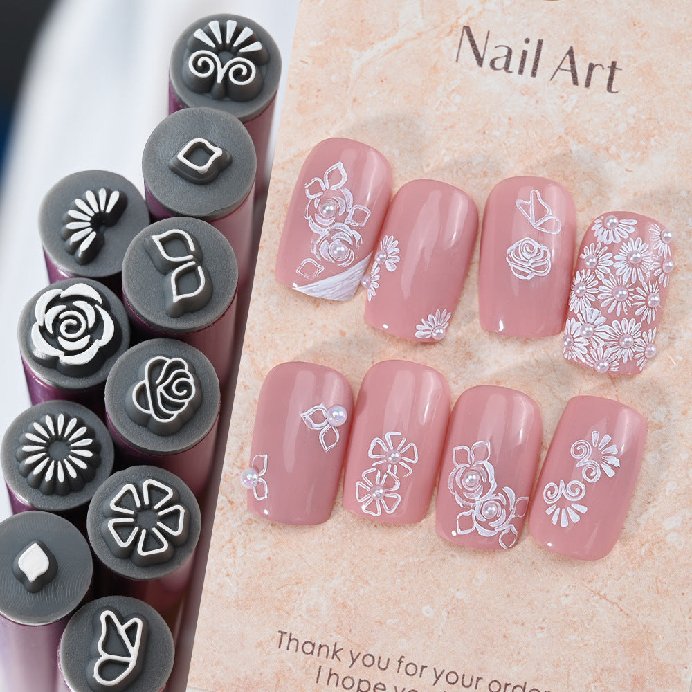 🔥LAST DAY 59% OFF - Nail Art Stamp Pen