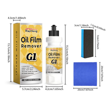 Car Windshield Oil Film Remover – Deep Glass Cleaner & Rain Repellent