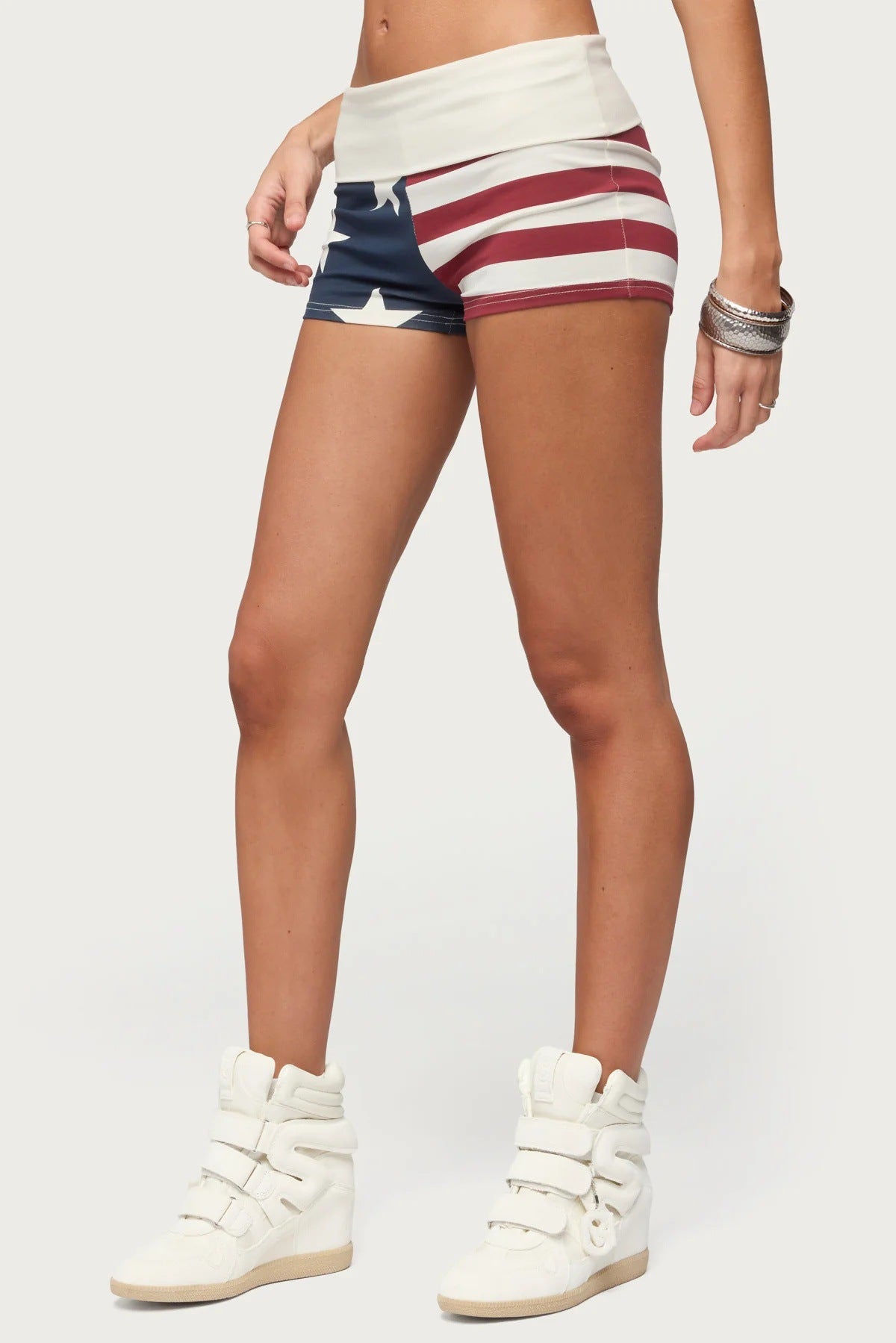 🔥USA Foldover Shorts