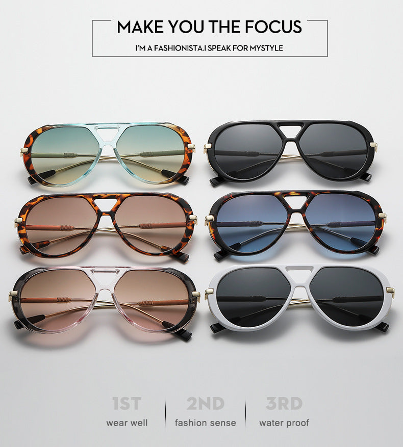 Y2K Retro Fashion Tortoise Shell Polarized Sunglasses