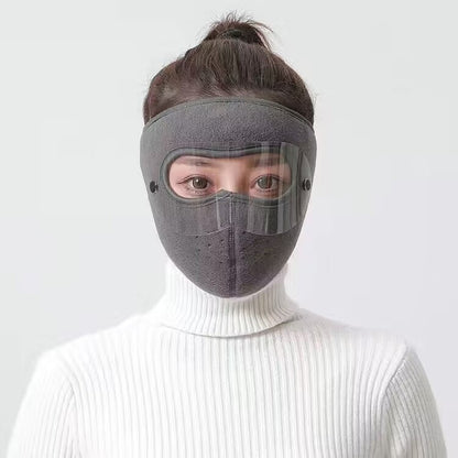 ❄️ Cozy Winter Face Cover with Clear Eye Shield – Comfort for Chilly Days Outdoors