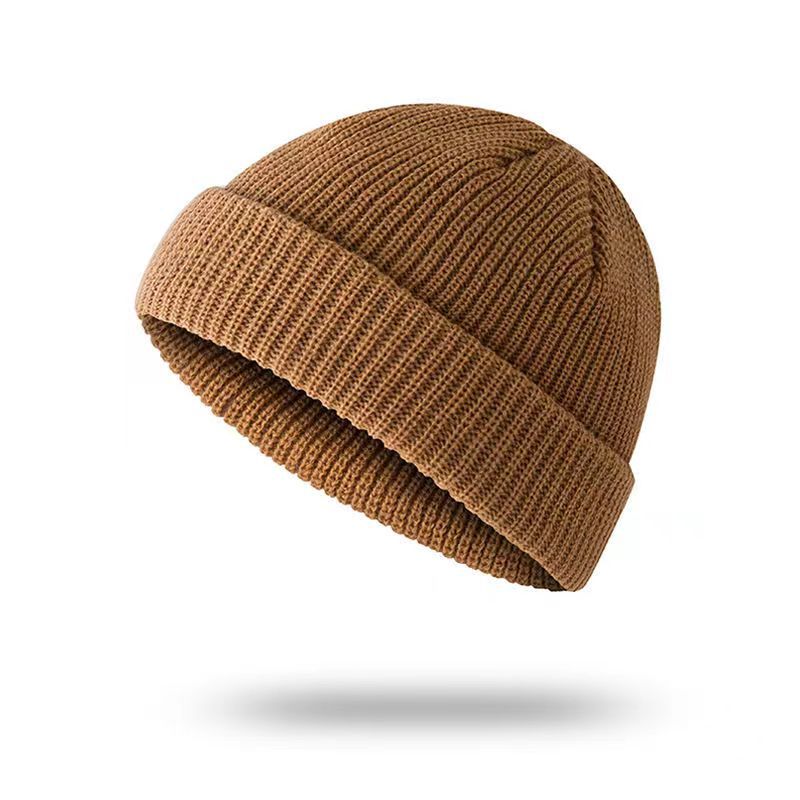 Men's Solid Color Beanie