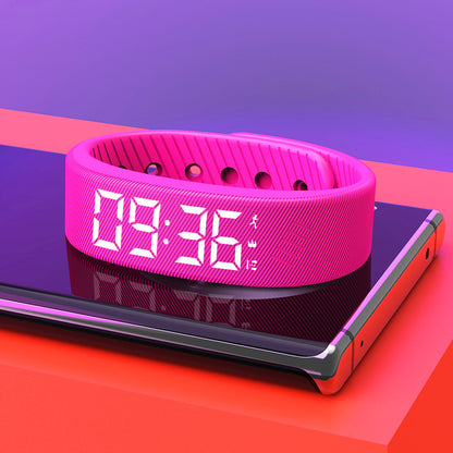 Activity Wrist Band with Silent Alarm & Step Counter