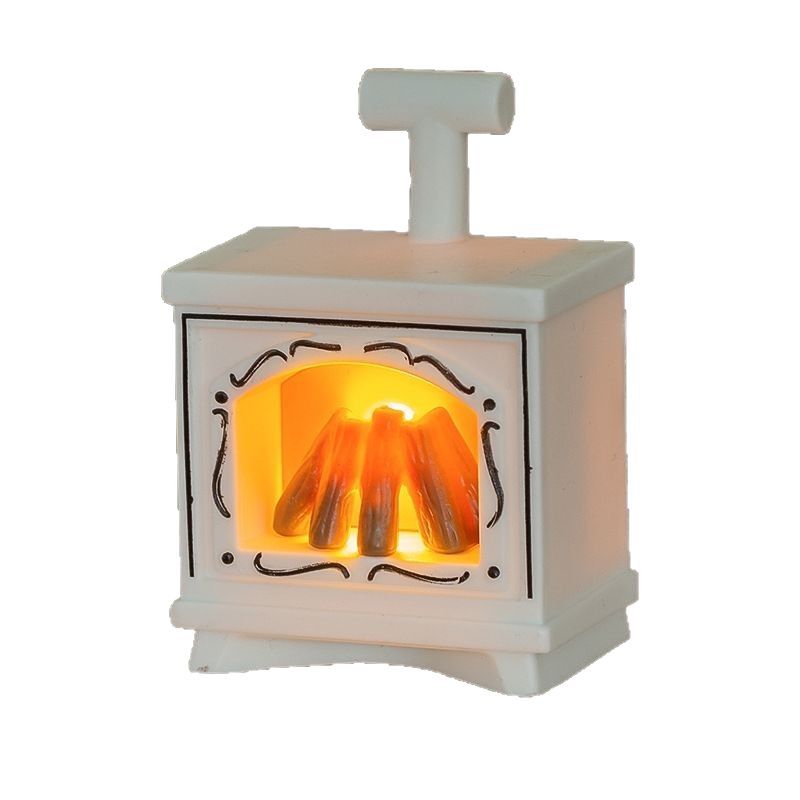 Miniature Dollhouse Fireplace Lamp