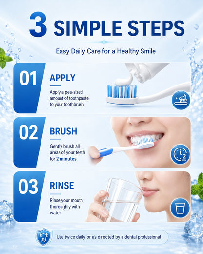 🦷 Probiotic Whitening Toothpaste Set – Stain Removal, Fresh Breath & Brightening Care