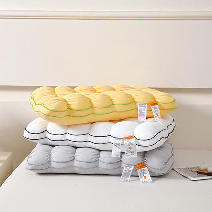 Noomoriey™ Cloud Pillow – Ultra Fluffy Quilted Bed Pillow with Breathable Support for Side, Back & Stomach Sleepers