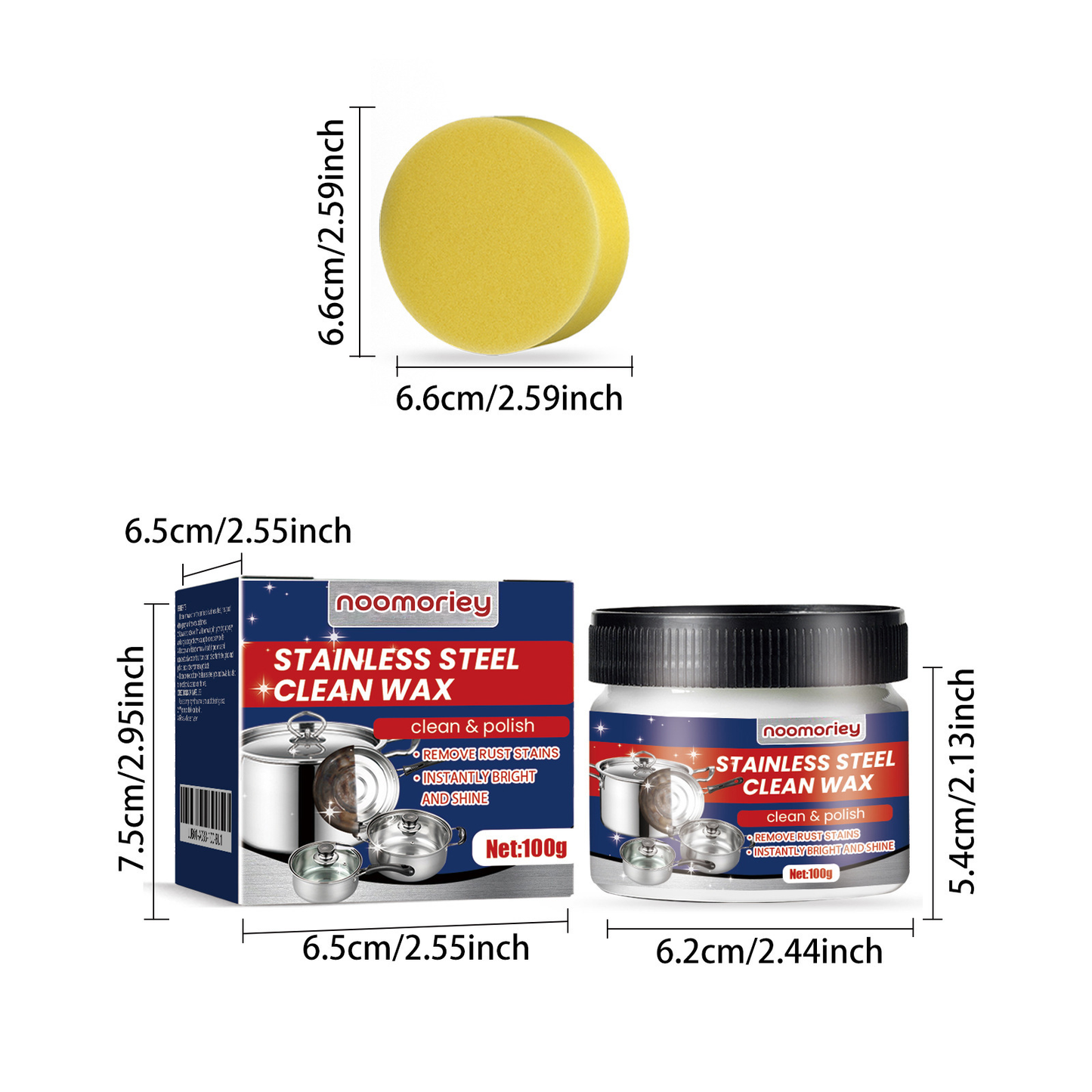 🏆Flash Sale⚡ 70K+ SOLD! Magical Nano-Technology Stainless Steel Cleaning Paste-SURFACE SAFE, NO RESIDUE