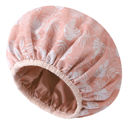 Shower Cap for Women Reusable Waterproof