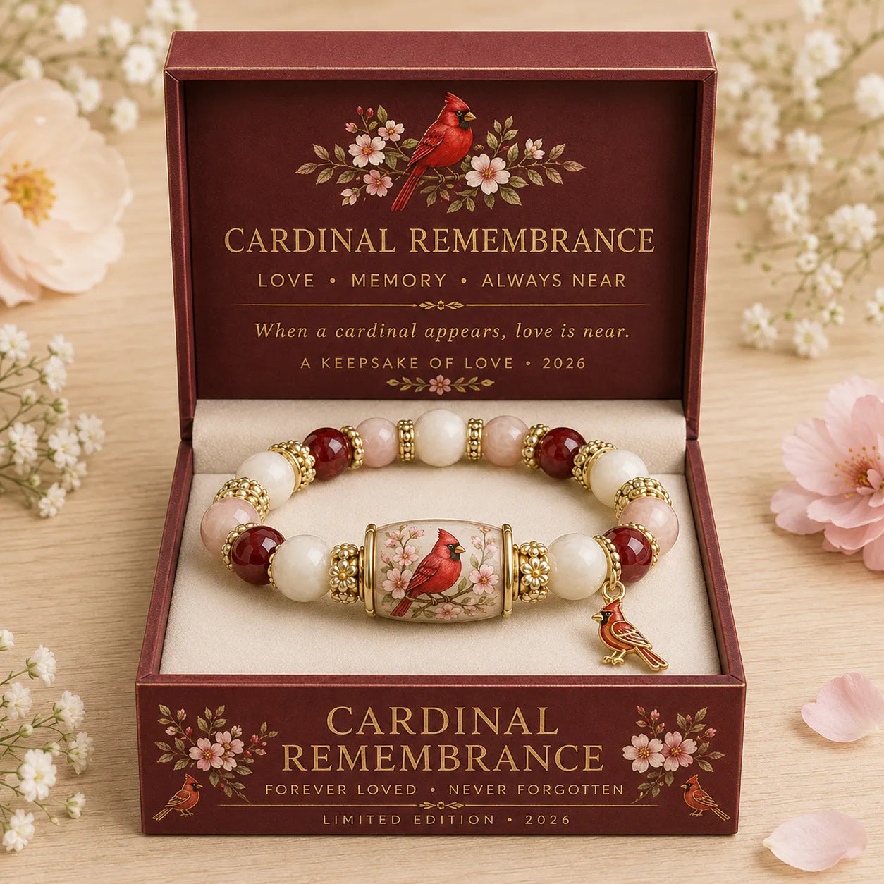 ❤ Love, Remembrance & Cardinal Blessings 🕊️ | 2026 Limited Edition Bracelet