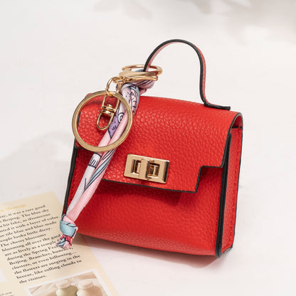 Mini Square Bag Pendant Keychain