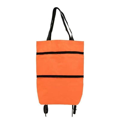 Foldable Shopping Trolley Bag with Wheels