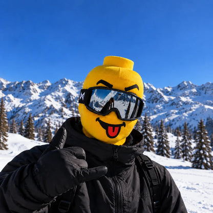 😎 Funny Face Ski Mask – Full-Cover Winter Balaclava