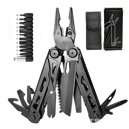 28-in-1 Stainless Steel Multi-Tool Pliers – Foldable Pocket Tool for Camping, Hiking, Fishing & Everyday Repairs