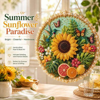 ✨ Four Seasons & Holiday Pearl Art Hanging Wreath Kit