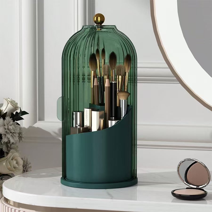 Elegant ToothBrush Holder with Transparent Door Lid