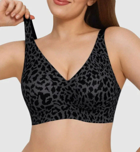 🏆Flash Sale⚡60K+ SOLD! Almost Gone💥💕Jelly Wireless Womens Comfortable Wireless Bras∣Push Up Bralettes∣Seamless Tshirts Bras∣Deep V