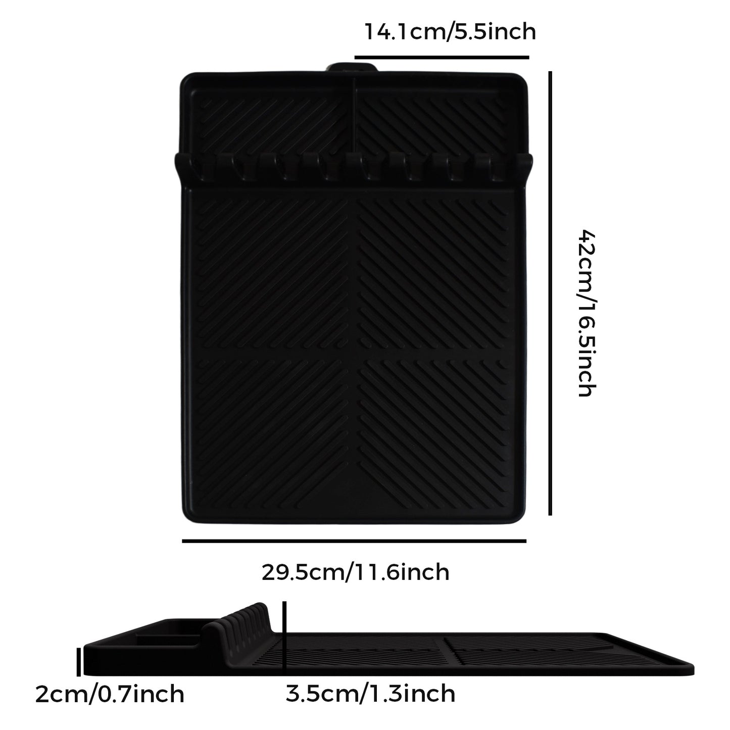 🔥🍳 16.5" × 11" Silicone Grill Side Shelf Mat – Heat-Resistant, Non-Slip & Dishwasher Safe BBQ Organizer ✨