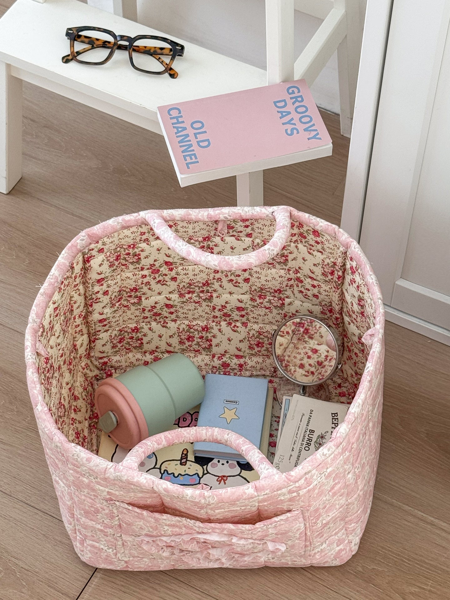 🚗Car Storage Basket with Handle | Foldable & Washable Multi-Purpose Fabric Box