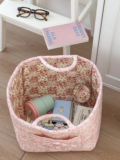 🚗Car Storage Basket with Handle | Foldable & Washable Multi-Purpose Fabric Box