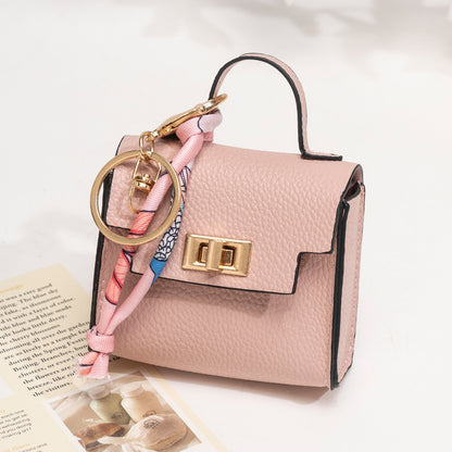 Mini Square Bag Pendant Keychain