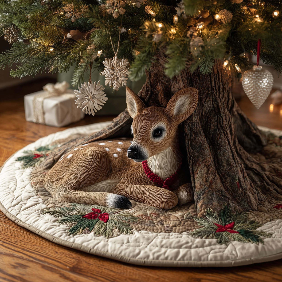 🎄 Christmas Special ✨ –🎅3D Optical Illusion Christmas Tree Skirt