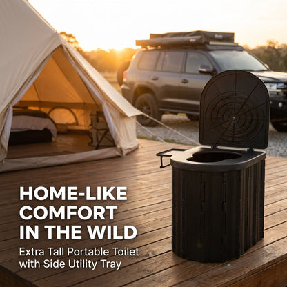 🔥50% OFF – Last Day! 🚽Portable Outdoor Car Folding Toilet, Camping & Travel Emergency Toilet with Odor Control**