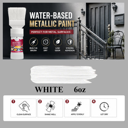 ⏳Time-Limited Special⏰Rust Converter Metallic Paint – One coat stops rust, no sanding, no fumes.  🔨🛡️