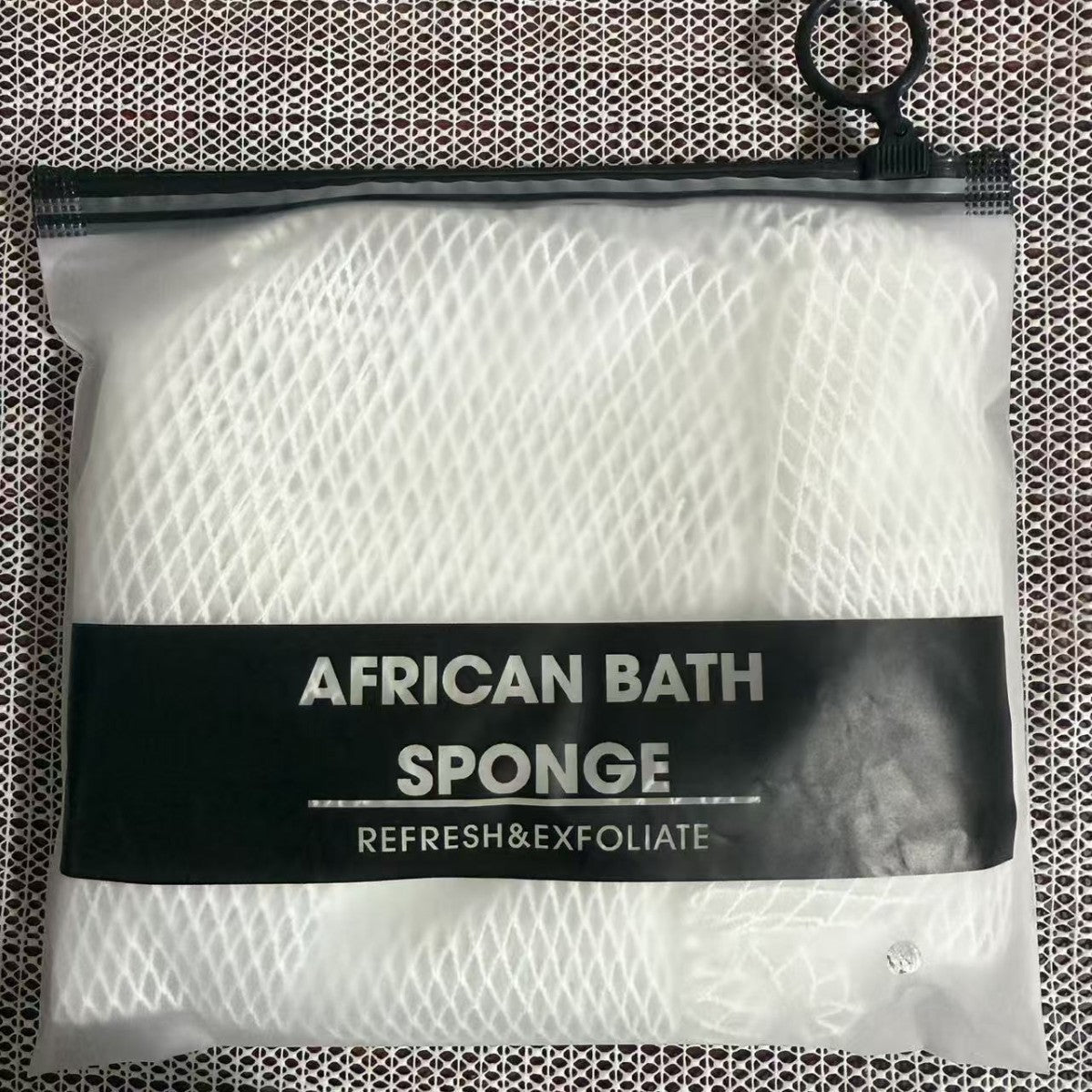 African Exfoliating Net Sponge, Authentic Ethically Sourced from Nigeria Body Scrubber