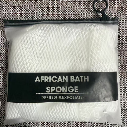 African Exfoliating Net Sponge, Authentic Ethically Sourced from Nigeria Body Scrubber