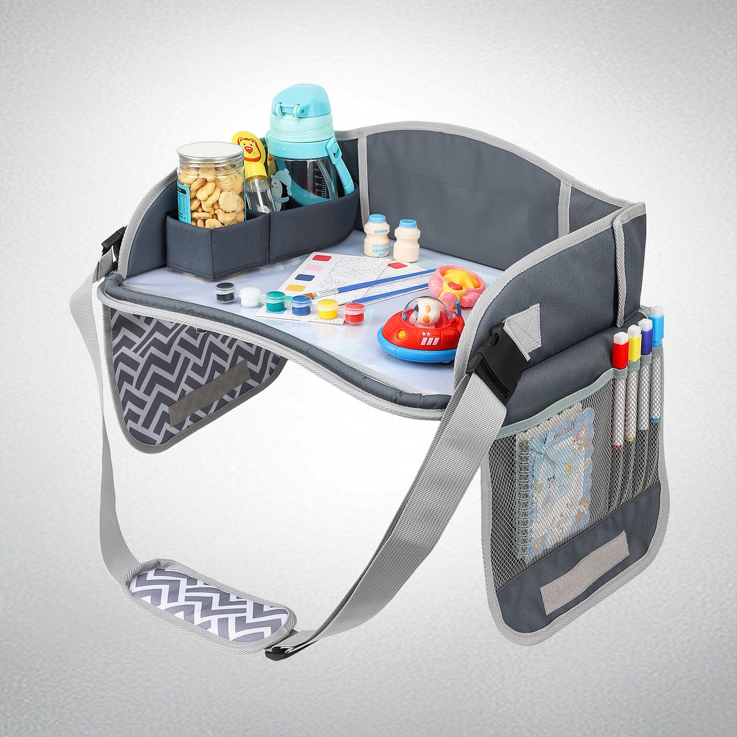 🚗 Kids Car Travel Tray | 5-in-1 Portable Activity Center