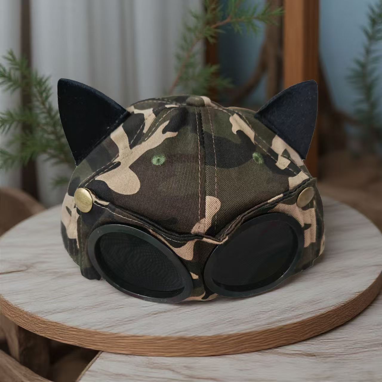 Ear-Style Aviator Baseball Cap – Streetwear Snapback Hat with Sun Protection