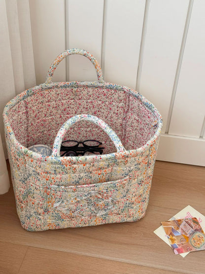 🚗Car Storage Basket with Handle | Foldable & Washable Multi-Purpose Fabric Box