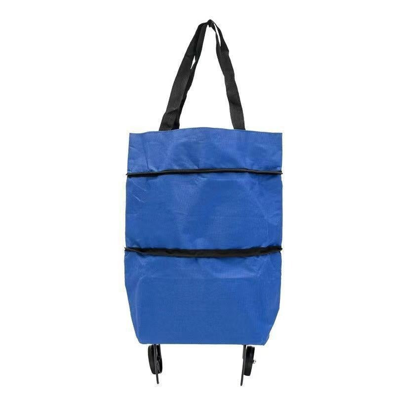 Foldable Shopping Trolley Bag with Wheels