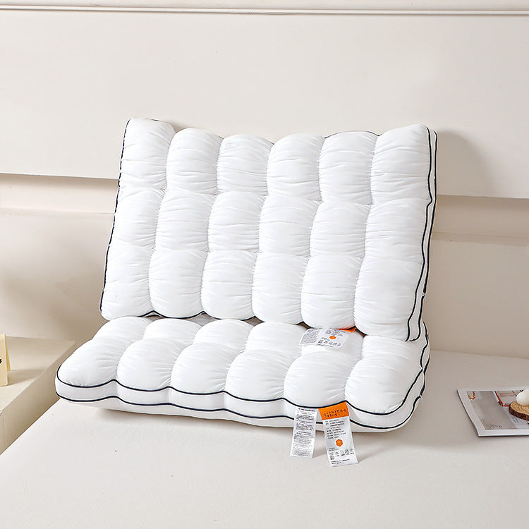 Noomoriey™ Cloud Pillow – Ultra Fluffy Quilted Bed Pillow with Breathable Support for Side, Back & Stomach Sleepers