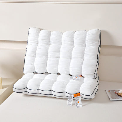 Noomoriey™ Cloud Pillow – Ultra Fluffy Quilted Bed Pillow with Breathable Support for Side, Back & Stomach Sleepers