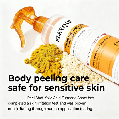 Dr. Melaxin PEEL SHOT 99% Kojic Acid + Turmeric Body Exfoliating Spray