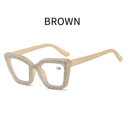 🔥Limited Time 49% OFF | Modern Cat-Eye Anti-Blue Light Reading Glasses, Trendy Fashion Eyeglasses for Daily & Office Use