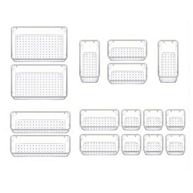 Vanity Drawer Organizer for Makeup, Jewelry & Gadgets (Silicone Tabs Not Included)